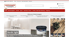 Desktop Screenshot of malerkompagniet.dk